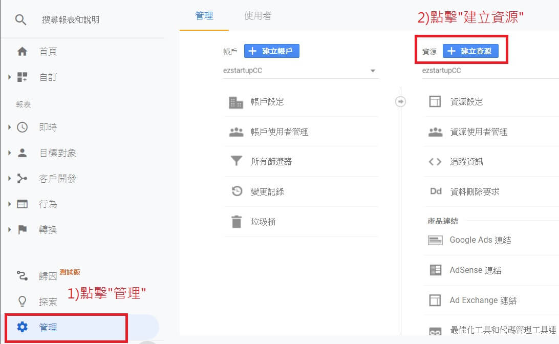 Google Analytics安裝步驟